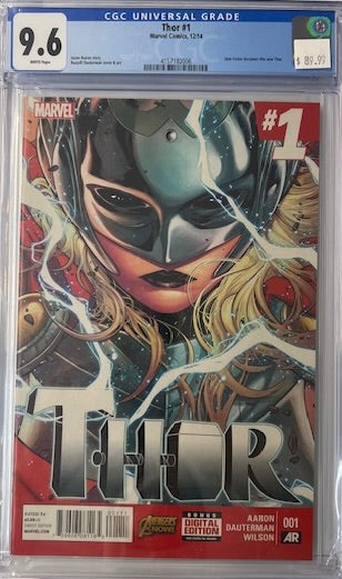 Thor #1 9.6 Jane Foster Becomes Thor