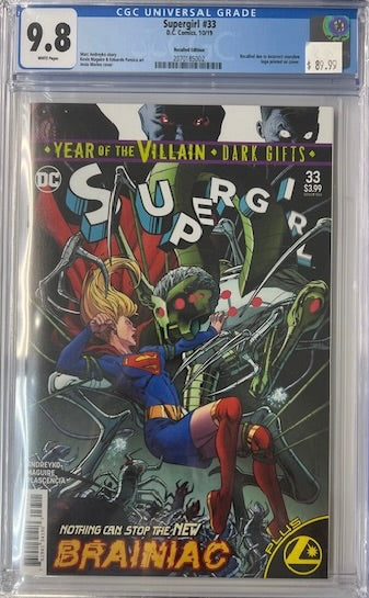 Supergirl #33 9.8