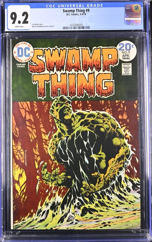 Swamp Thing #9 CGC 9.2