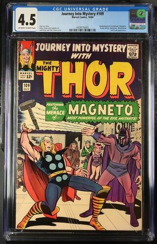 Journey Into Mystery #109, CGC 4.5, Brotherhood of Evil Mutants Appearance