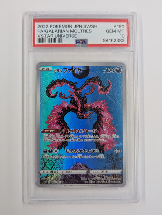 2022 VStar Universe Full Art Galarian Moltres PSA 10