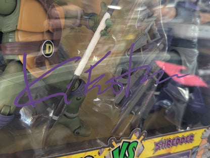 SIGNED Kevin Eastman TMNT Donatello Vs. Shredder 2 - pack Figures - Covert Comics and Collectibles