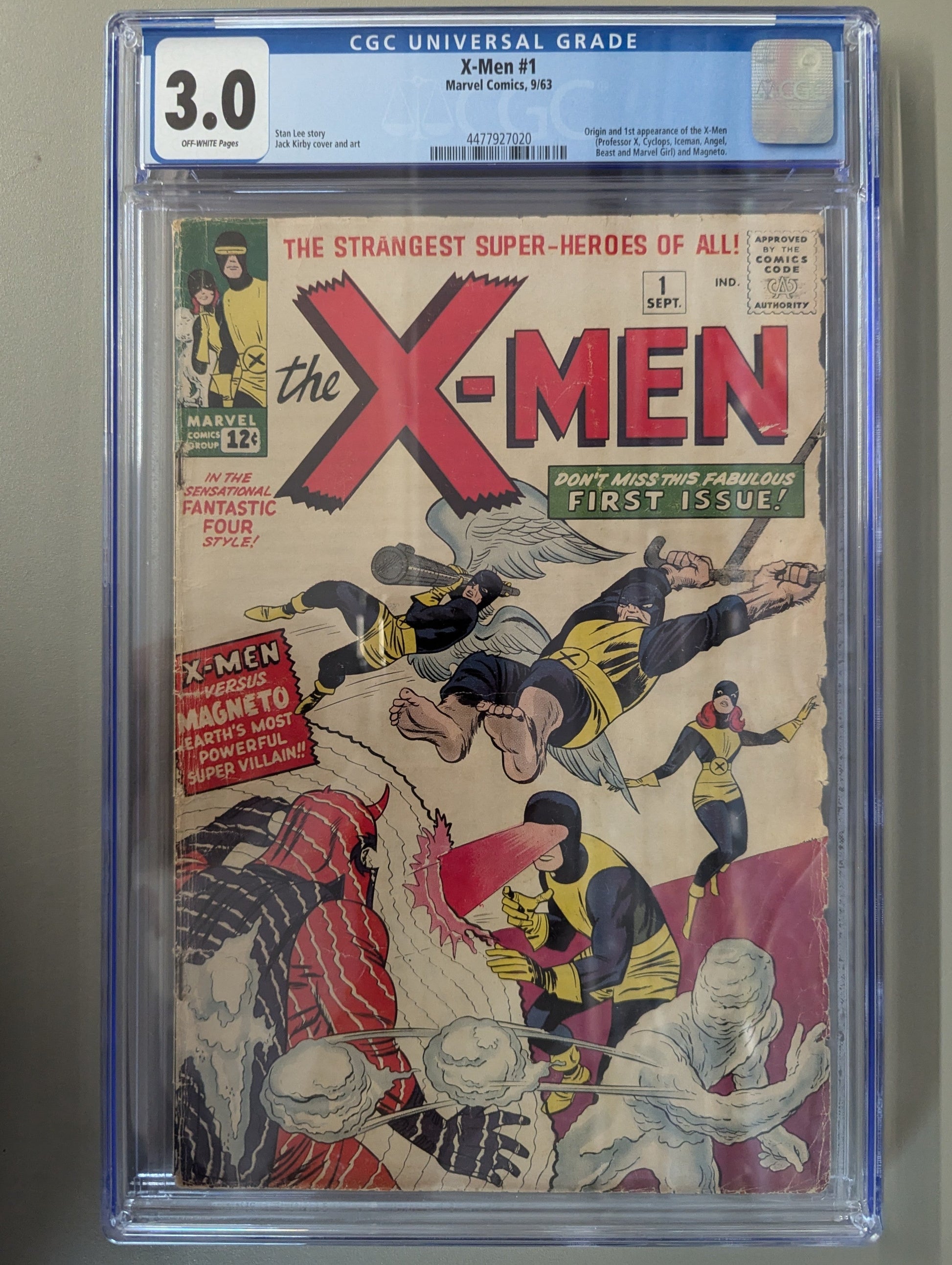 X - Men #1 (1963) CGC 3.0 - 1st Appearance of the X - Men - Covert Comics and Collectibles