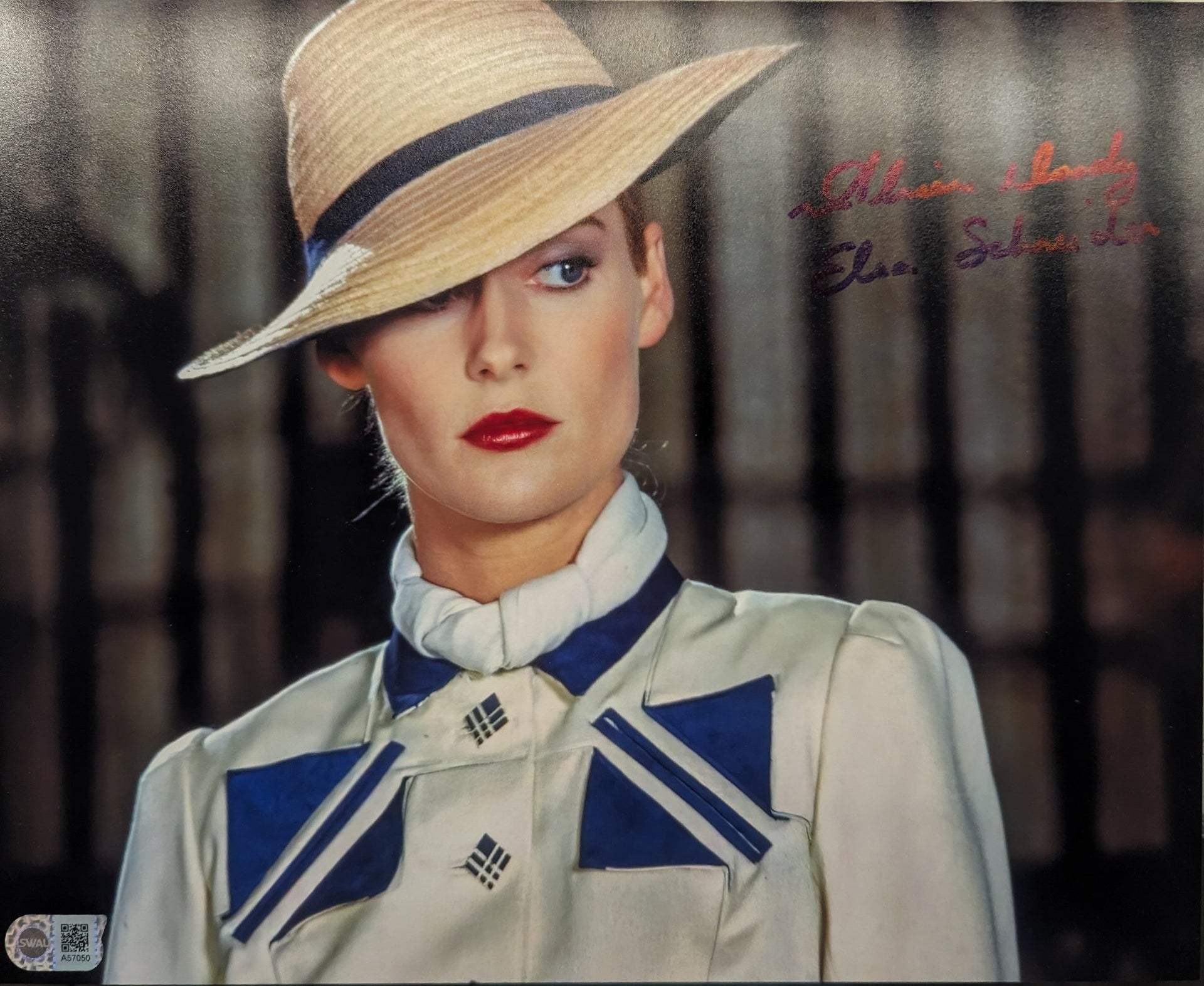 Alison Doody ( Elsa Schneider) Signed 11x14 – Covert Comics and Collectibles