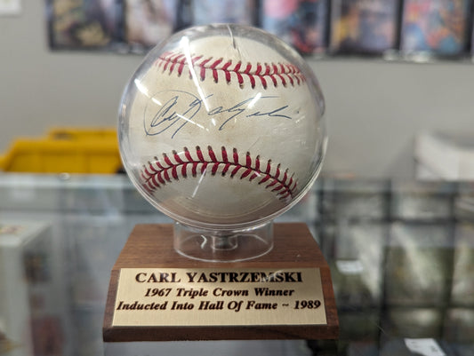 Carl Yastrzemski Signed Baseball - Covert Comics and Collectibles