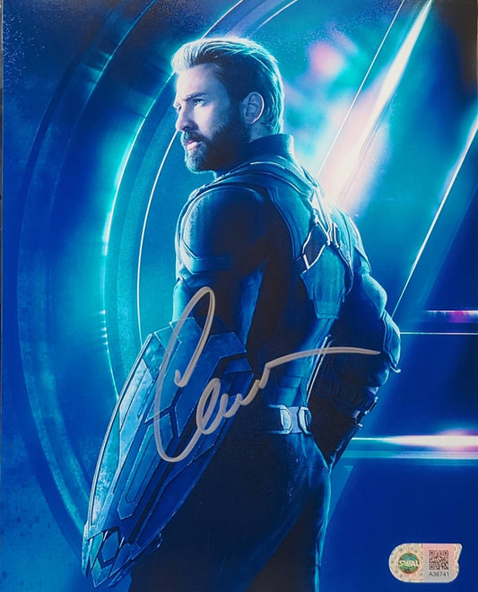 Chris Evans (Captain America) Signed 8x10 - Covert Comics and Collectibles