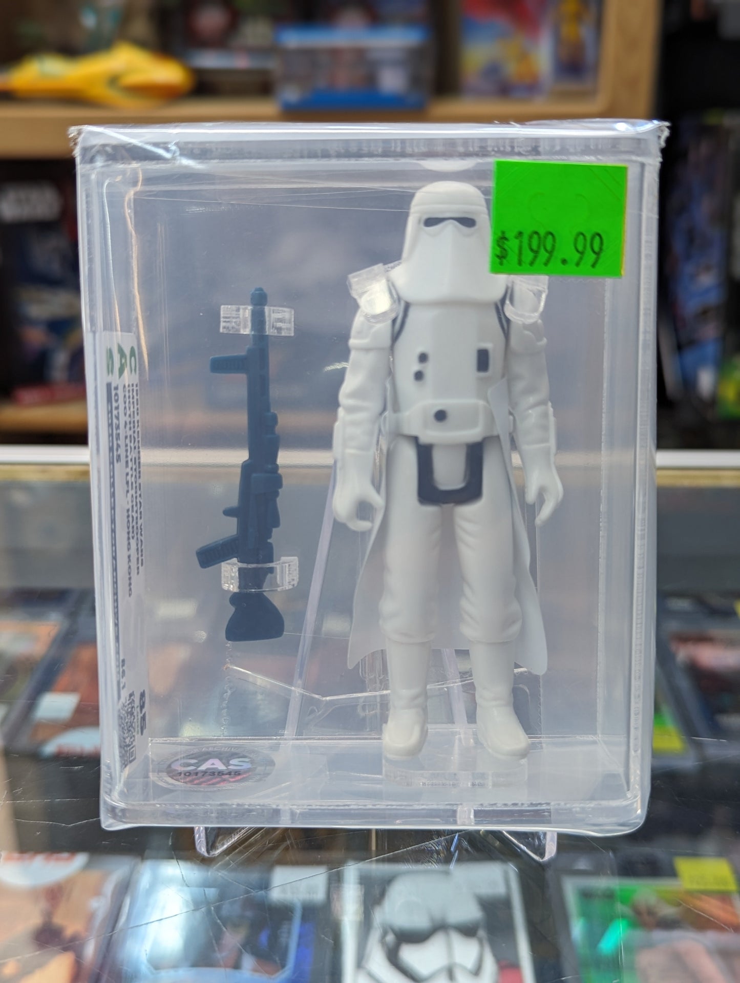 Hoth Imperial Stormtrooper 1980 Kenner CAS Graded 86.1 - Covert Comics and Collectibles
