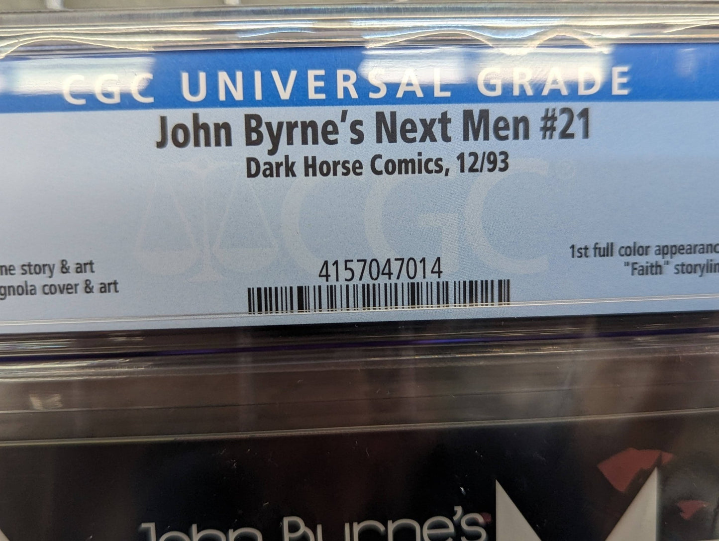 John Byrne's Next Men #21 CGC 9.4 - Covert Comics and Collectibles