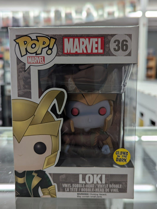 Marvel #36 Frost Giant Loki Glow-in-the-Dark Funko POP! - Covert Comics and Collectibles