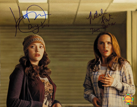 Natalie Portman and Kat Dennings (Thor) Signed 11x14 - Covert Comics and Collectibles