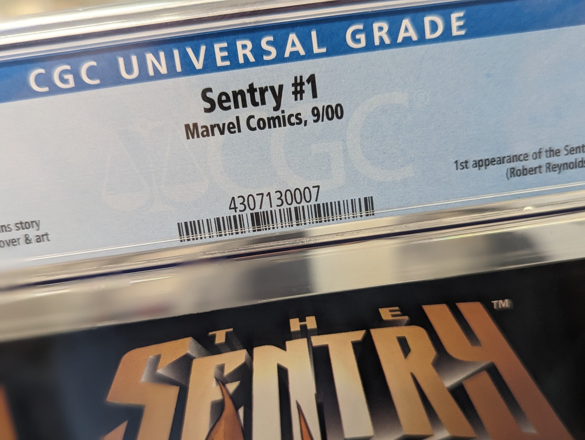 Sentry #1 CGC 9.6 - Covert Comics and Collectibles