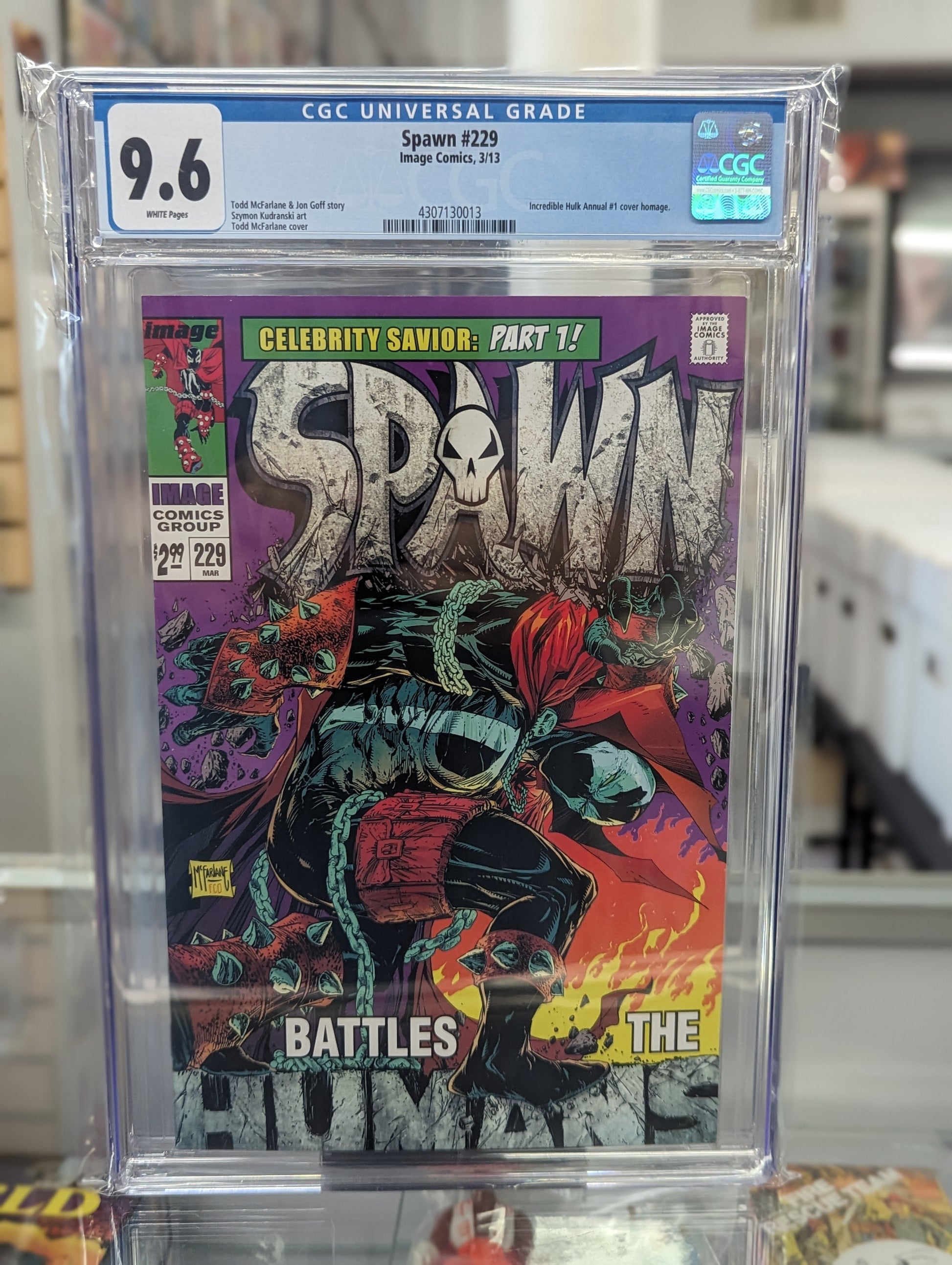 Spawn #229 CGC 9.6 - Covert Comics and Collectibles