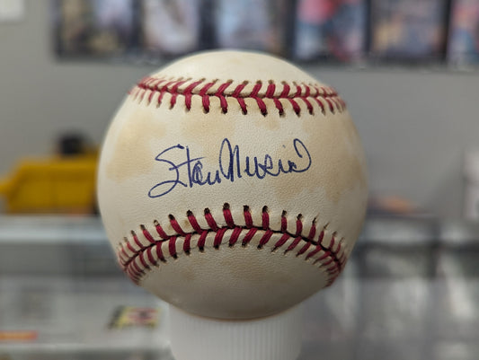 Stan Musial Signed Baseball - Covert Comics and Collectibles