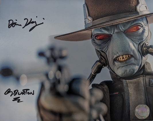 The Mandalorian Cad Bane Signed 8x10 - Covert Comics and Collectibles